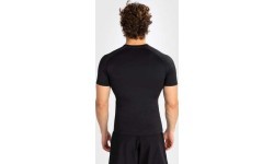 Venum Contender vyriškas trumparankovis marškinėlis-rashguard, juodas/baltas