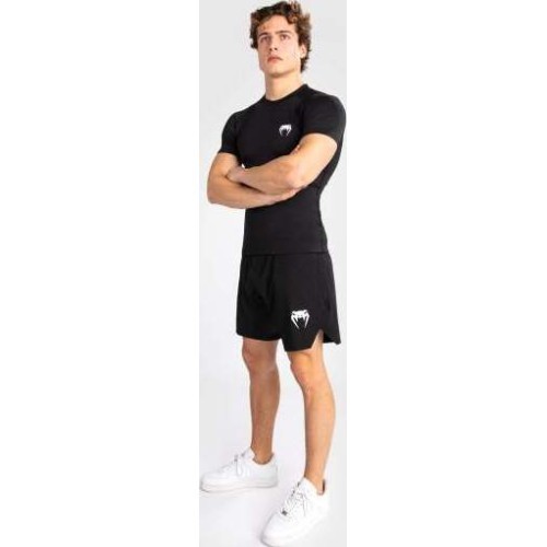 Venum Contender Men’s Short Sleeve Rashguard - Black/White