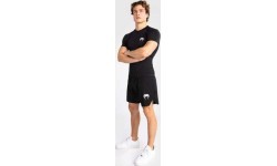 Мужской рашгард Venum Contender с коротким рукавом, чёрный/белый
