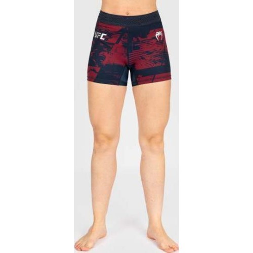 Moteriški šortai UFC Zenith by Venum Burgundy Authentic Fight Week Performance Vale Tudo
