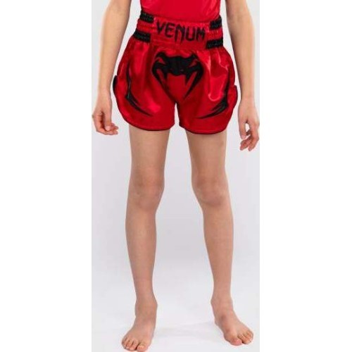 Детские шорты Venum Inferno Thai, вишнёвые