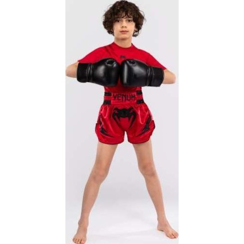 Детские шорты Venum Inferno Thai, вишнёвые