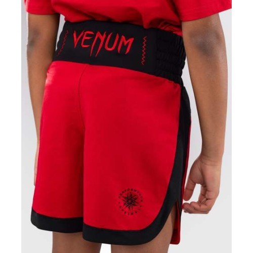 Детские боксёрские шорты Venum Classic, вишнёво-красные