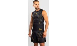 Venum Serpenti berankoviai marškinėliai rashguard, juoda/sidabrinė/auksinė