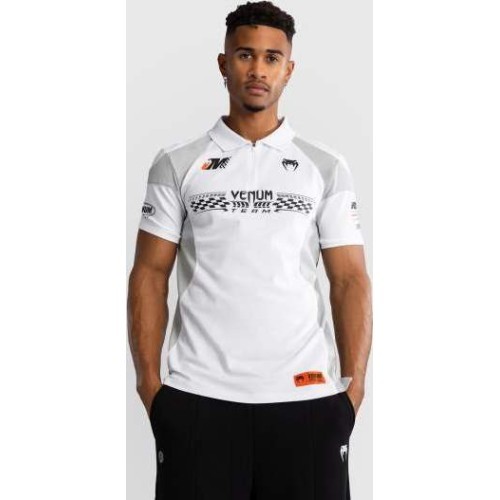 Venum Motorsport Cotton Polo - Snow White