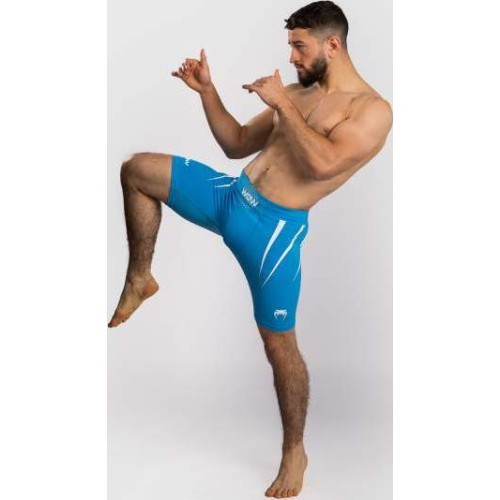 Venum x WOW FC vyriški Vale Tudo šortai – Pacific Blue
