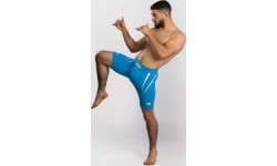 Venum x WOW FC vyriški Vale Tudo šortai – Pacific Blue