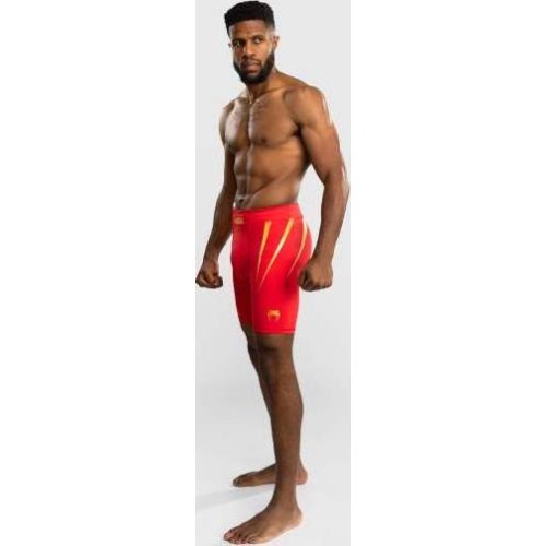 Venum x WOW FC Men’s Vale Tudo Shorts - Fury Red/ Gold