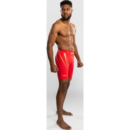 Venum x WOW FC Men’s Vale Tudo Shorts - Fury Red/ Gold