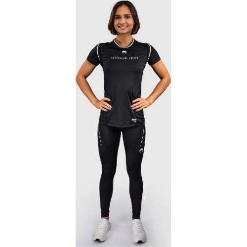 Женская футболка Venum Adrenaline Dry-Tech, чёрный/слоновая кость