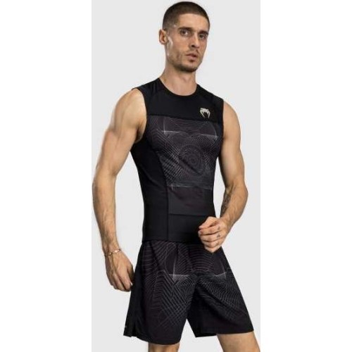 Venum G-Fit Air vyriškas rašgardas be rankovių, juoda/smėlio