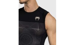Venum G-Fit Air vyriškas rašgardas be rankovių, juoda/smėlio