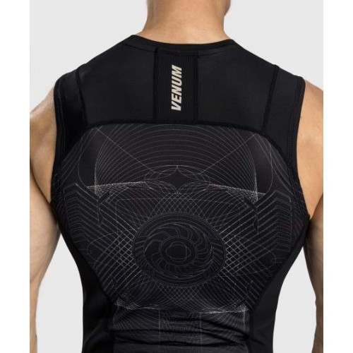 Venum G-Fit Air vyriškas rašgardas be rankovių, juoda/smėlio