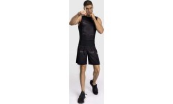 Venum G-Fit Air Men's Sleeveless Rashguard - Deep Black/Desert Sand