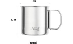 NC1762 STAINLESS STEEL CUPS SET NILS CAMP