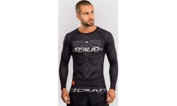 Venum Eclipse Long Sleeve Rashguard - Black/Ivory