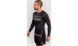 Venum Eclipse Long Sleeve Rashguard - Black/Ivory
