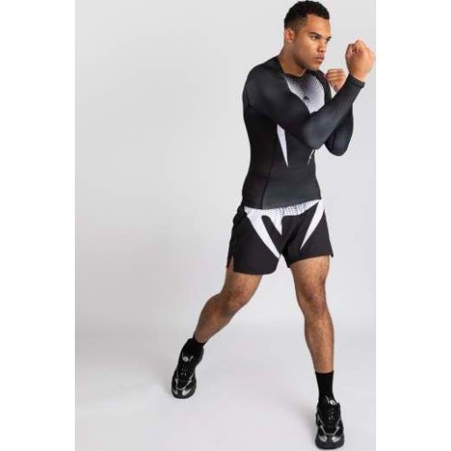 Venum No Gi Rashguards - Black/White