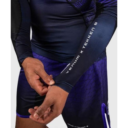 Venum x TEKKEN 8 Long Sleeve Rashguard - Kazuya - Black/Purple