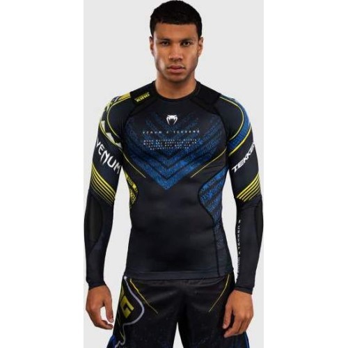 Venum x TEKKEN 8 Long Sleeve Rashguard - King - Black/Yellow