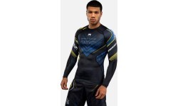 Venum x TEKKEN 8 ilgarankovis rashguard King juodas/geltonas