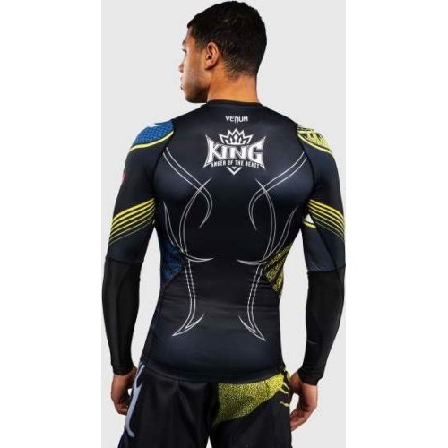 Venum x TEKKEN 8 Long Sleeve Rashguard - King - Black/Yellow