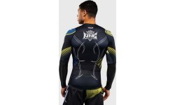 Venum x TEKKEN 8 ilgarankovis rashguard King juodas/geltonas