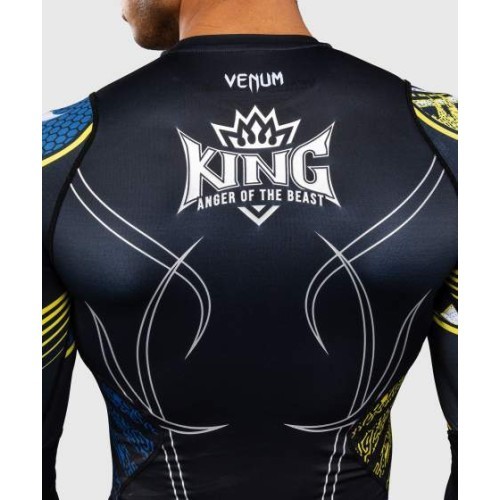 Venum x TEKKEN 8 ilgarankovis rashguard King juodas/geltonas