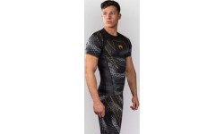Venum Matupa Short Sleeve Rashguard - Black/Grey/Gold
