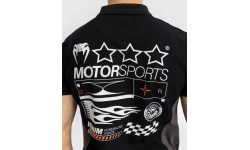 Venum Motorsport medvilniniai polo marškinėliai – juoda