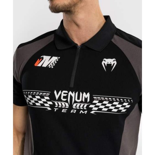 Хлопковое поло Venum Motorsport – чёрное