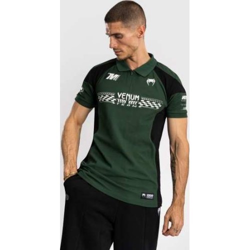 Venum Motorsport Cotton Polo - Deep Forest