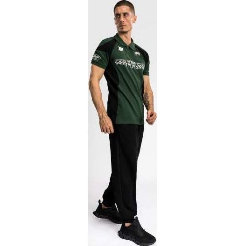 Venum Motorsport medvilninis polo marškinėliai – Deep Forest