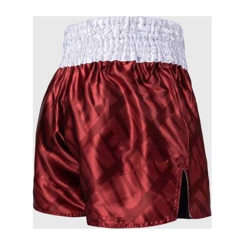 Venum Contender XT Muay Thai šortai, vyšnių raudonumo/balti