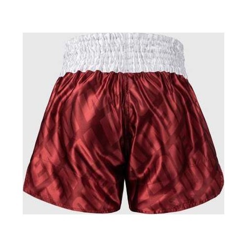 Venum Contender XT Muay Thai šortai, vyšnių raudonumo/balti