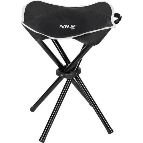 NC3010 BLACK CAMPING STOOL NILS CAMP