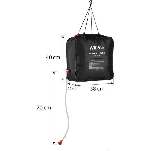 Nešiojamas dušas NILS Camp NC1713, 40 l