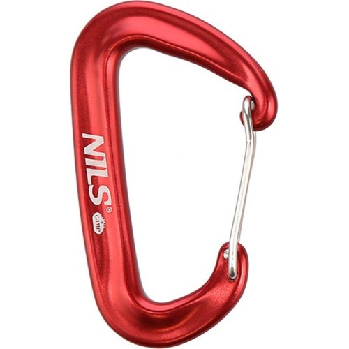 NC1707 RED CARABINER 12KN NILS CAMP