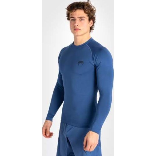 Venum Contender Men’s Long Sleeve Rashguard - Blue