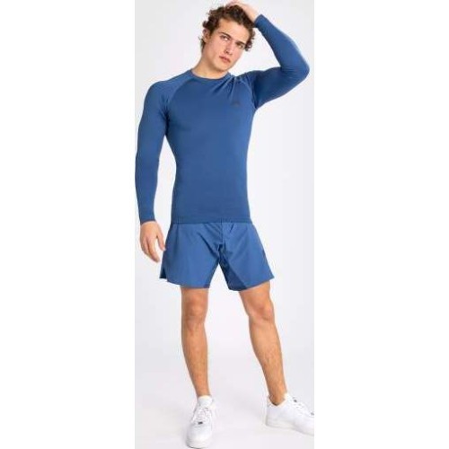 Venum Contender Men’s Long Sleeve Rashguard - Blue