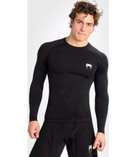 Venum Contender Men’s Long Sleeve Rashguard - Black/White