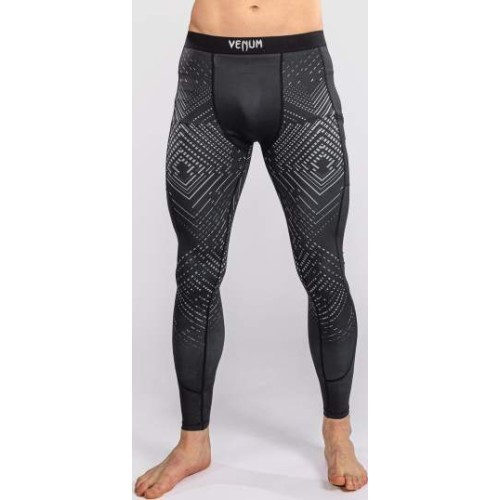 Venum Midnight Fury Spats - Black/Grey/Silver