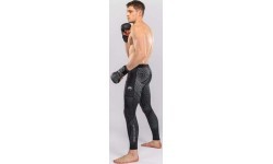 Venum Midnight Fury Spats - Black/Grey/Silver