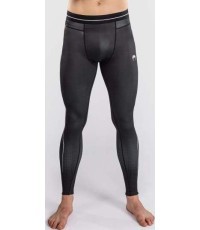 Леггинсы Venum Stealth Spats, чёрно-белые