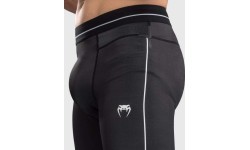 Леггинсы Venum Stealth Spats, чёрно-белые