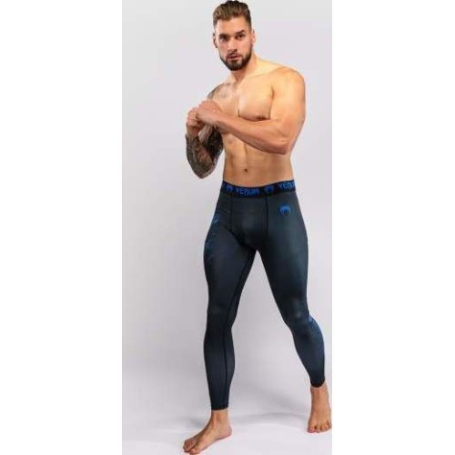 Venum Thunder Dragon Spats - Black/Royal Blue
