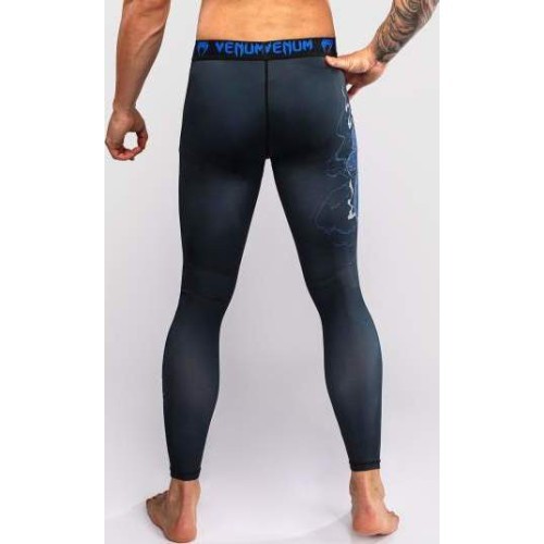Venum Thunder Dragon Spats - Black/Royal Blue