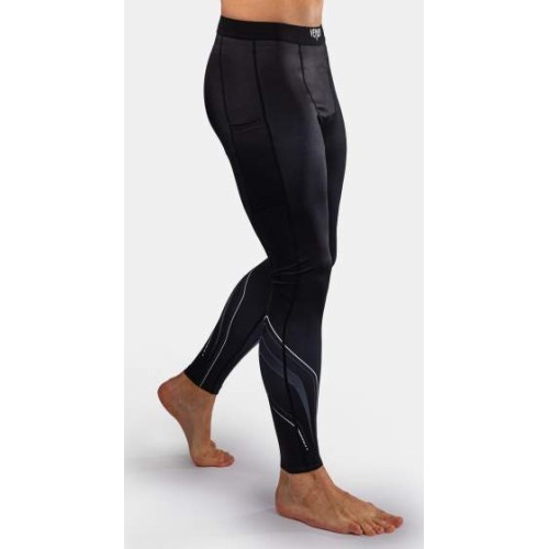 Леггинсы Venum Streamline, черно-белые