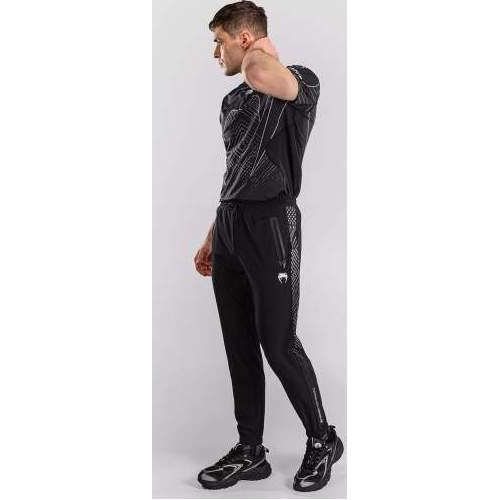Sportinės kelnės Venum Midnight Fury – juoda/pilka/sidabrinė