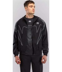 Спортивная куртка Venum Midnight Fury – чёрная/серая/серебристая